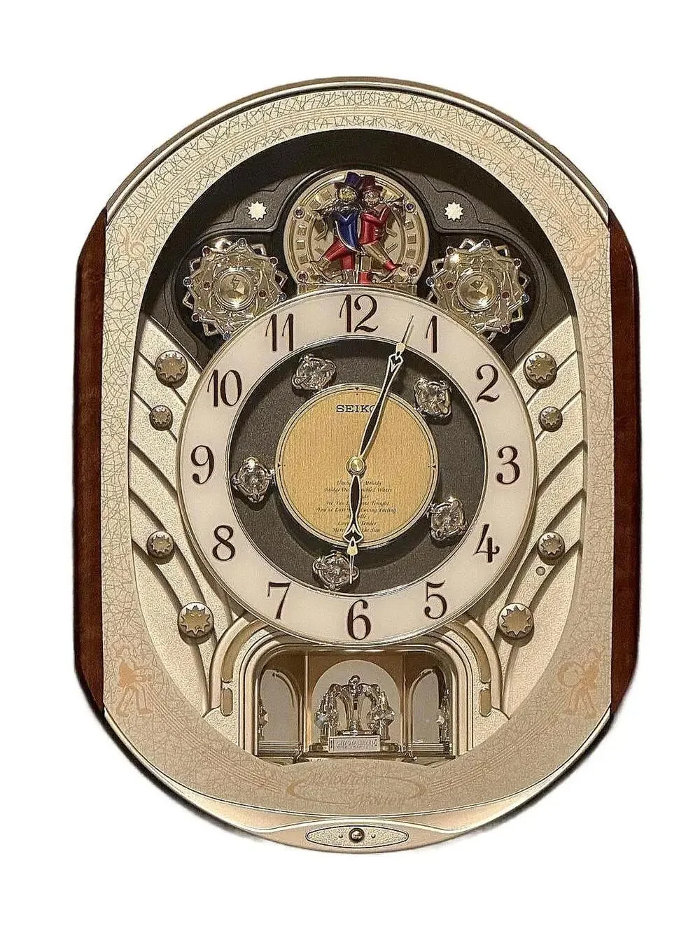 Seiko Melodies in Motion Swarovski Musical Clock Collector Edition 13